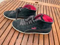 Puma Sneakers Gr. 39, schwarz velour Bayern - Erlangen Vorschau