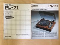 Pioneer PL-71_Original BD und Brochure_Seltenst! Leipzig - Meusdorf Vorschau