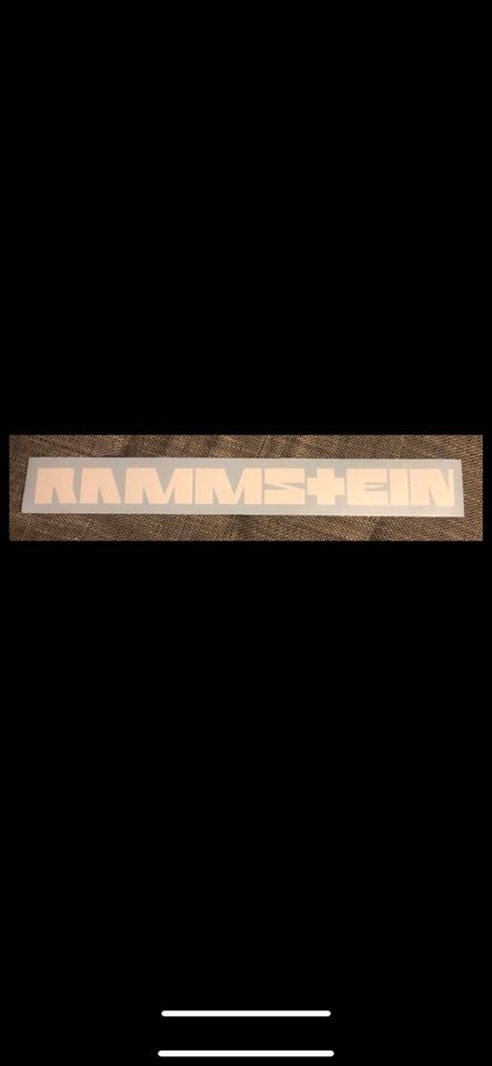 Rammstein Auto Aufkleber in Brandenburg - Oranienburg