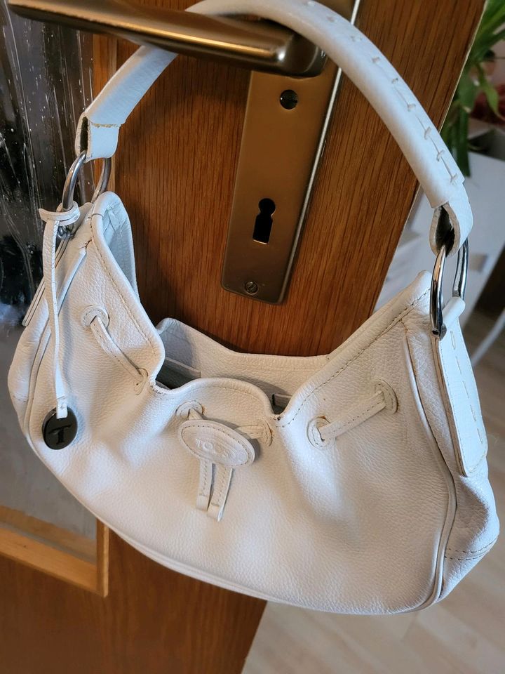 Tod's Vintage Tasche weiß in Nürnberg (Mittelfr)