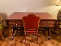 Chef Schreibtisch+Lederstuhl, englischer Stil, Chesterfield Saarland - Spiesen-Elversberg Vorschau