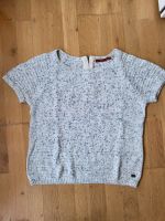 edc Esprit kurzer Pullover Shirt, weiß blau melangiert, Gr. XS Frankfurt am Main - Eschersheim Vorschau