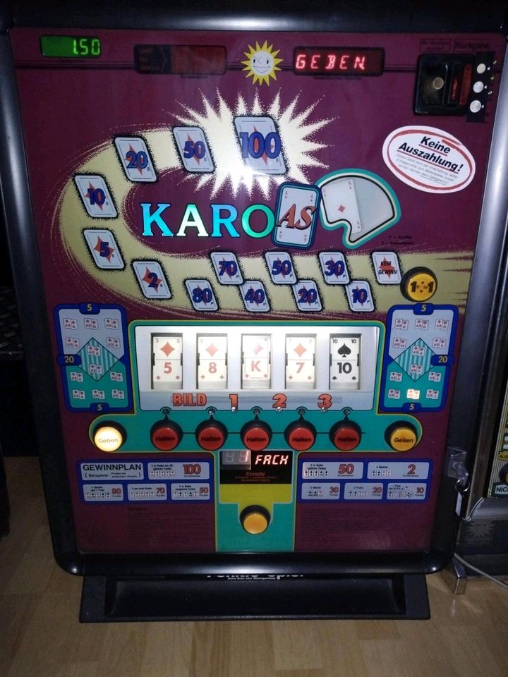 Spielautomat Merkur Karo As sehr selten in Gladbeck