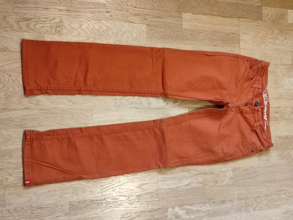 damen stoffhose hose von edc by esprit in orange größe 36 nie get in Gochsheim