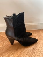 Neue Echtleder Boots Gr. 39 schwarz Wildleder Eimsbüttel - Hamburg Lokstedt Vorschau