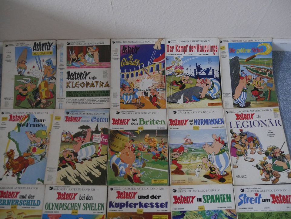 Asterix Sammlung Comic Soft Cover 1 -40 ,+ 8 Sonderhefte 1 Poster in Schleswig