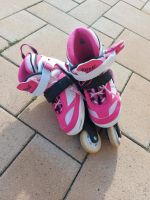 Inliner/ Inline Skates, verstellbar,  Gr.29-33,  rosa weiß Sachsen-Anhalt - Magdeburg Vorschau