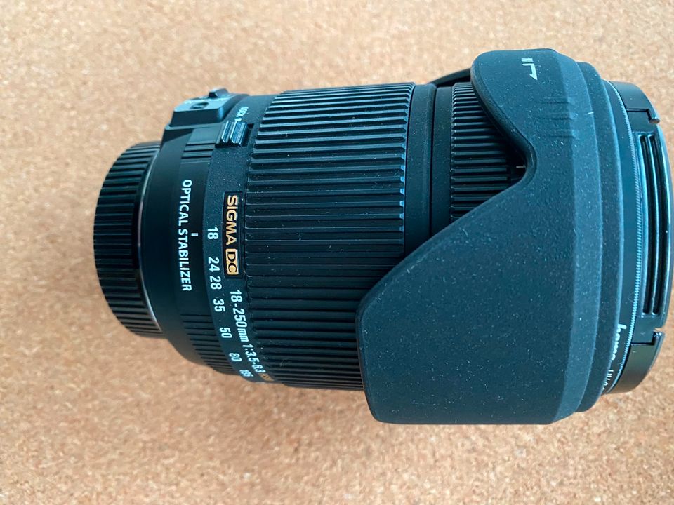 Nikon D80 mit Sigma 18-250mm f3,5-6,3 HSM in Bernau