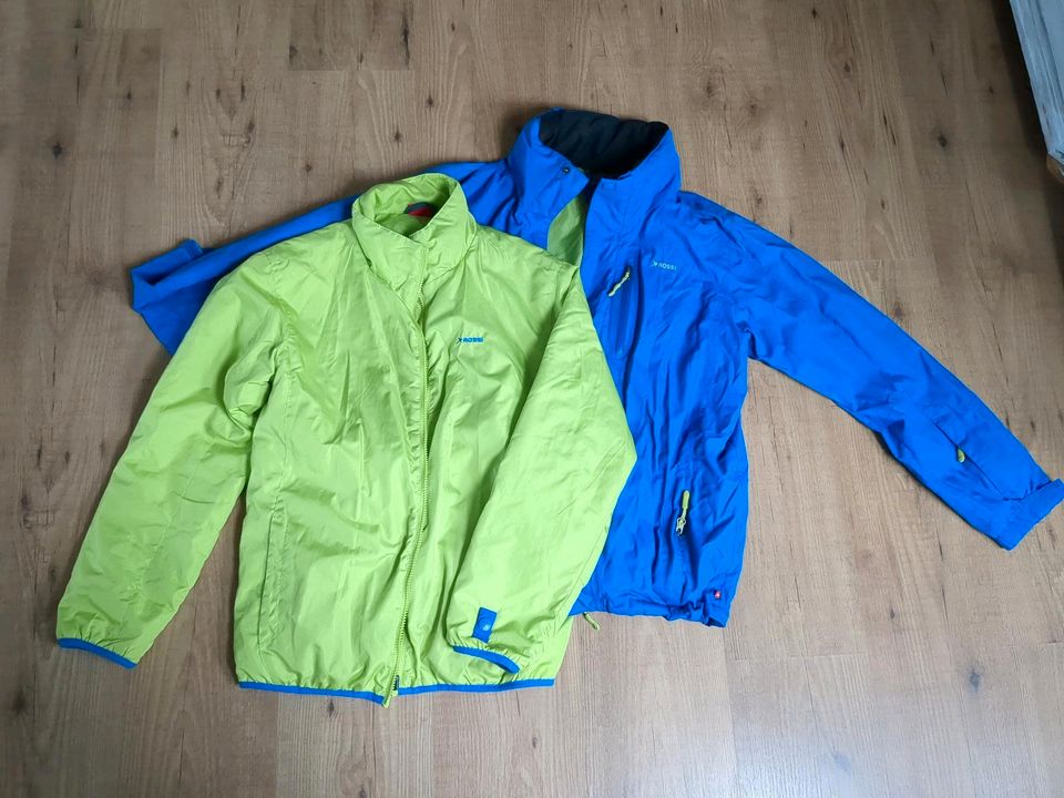 2 Windbreaker Jacken wasserdicht m. Kapuze Gr. 164/170 in Ebersberg