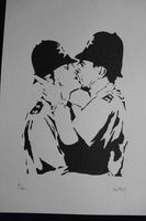 Banksy Lithographie limitiert, handsigniert 50x35 cm Nordrhein-Westfalen - Gronau (Westfalen) Vorschau