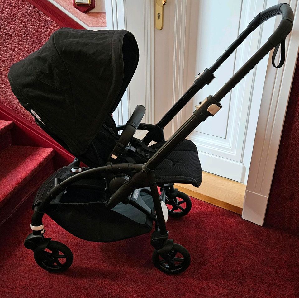 Bugaboo Bee 6 all black schwarz complete Kinderwagen Buggy Bee⁶ in Neustrelitz