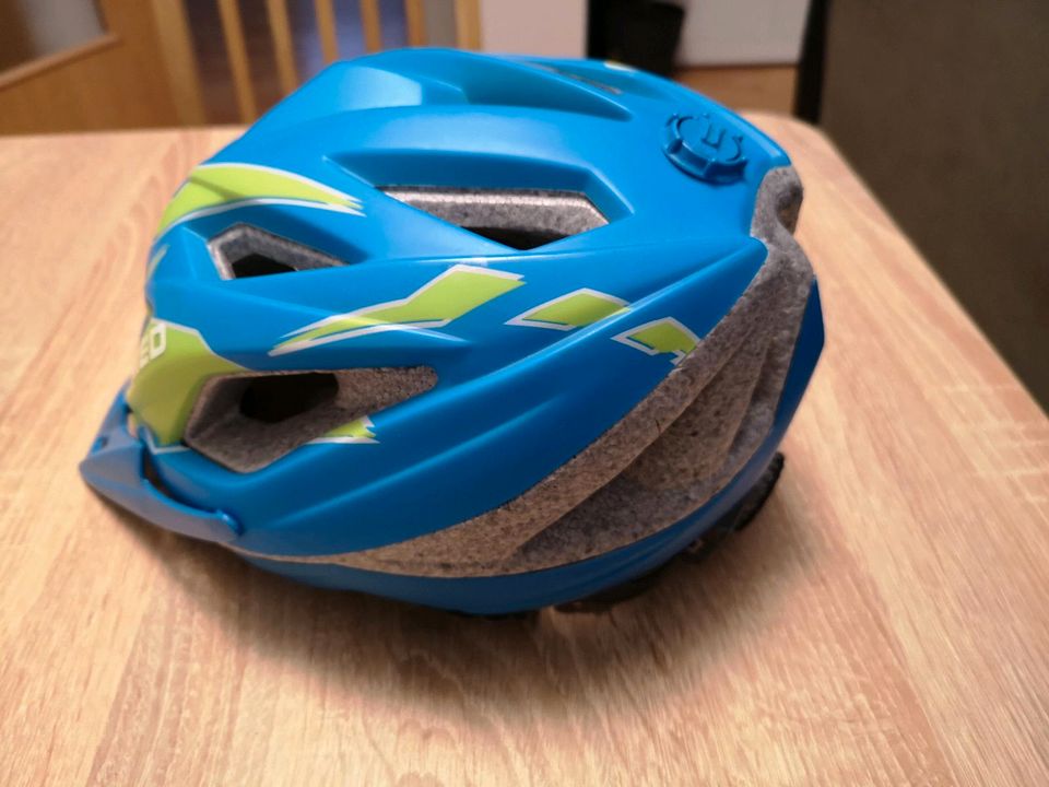 KED maxshell Fahrradhelm Gr. M/53, blau/grün in Stollberg