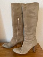 Lederstiefel beige Wildleder Vero cuoio Made in Italy Berlin - Pankow Vorschau