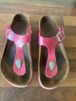 Birkenstock Sandslen Gr 36 Zehentrenner Gizeh pink Glitzer Baden-Württemberg - Heidelberg Vorschau