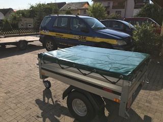 SONDERPREIS Anhänger Quad ATV ,750 kg gebremst Hochlader, Trailer in Freisen