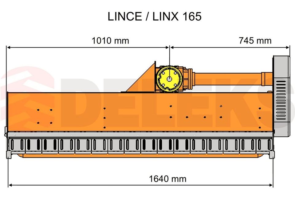 DELEKS® LINCE-SP165 MULCHER SCHLEGELMULCHER SEITENVERSTELLBAR in Pfaffenhofen a. d. Glonn