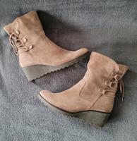 ❤️ CAPRICE Stiefelette Boots Keilstiefelette Taupe Nordrhein-Westfalen - Hagen Vorschau