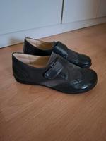 *Helvesko* Halbschuhe grau Echtleder Größe 40 Nordrhein-Westfalen - Lippstadt Vorschau