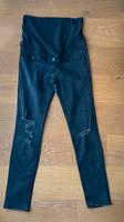 Rockige Umstands-Jeans, skinny, dunkelgrau von H&M - Gr. 40 Bayern - Thyrnau Vorschau