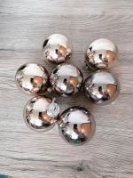 7 Silberne Kugeln Weihnachten Deko Baum Thüringen - Friedrichroda Vorschau