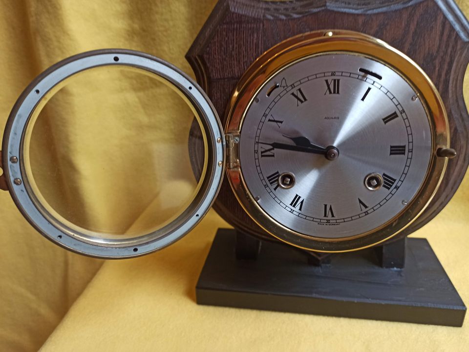 Hermle 132-071 Schiffsuhr Glasenuhr als TISCHUHR Unikat TOP in Mayen