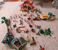 Pferdestall Playmobil mit Springparcours und Zubehör Baden-Württemberg - Bietigheim-Bissingen Vorschau