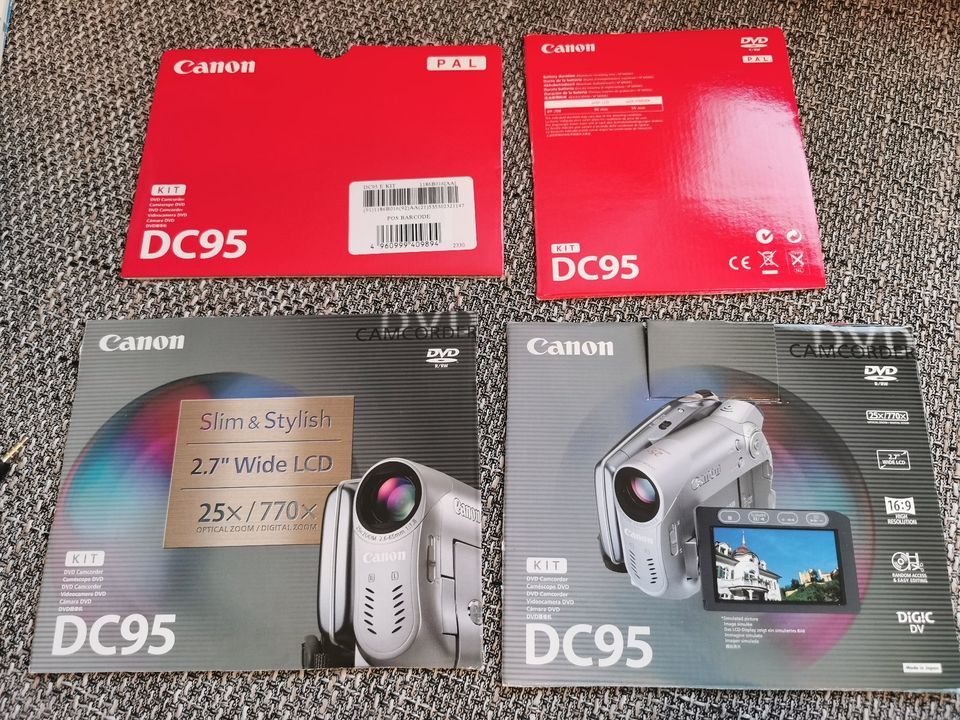 Canon DC95 - DVD Camcorder / Videokamera - miniDVD in Mietingen