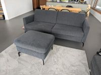 Musterring Sofa Couch 200x85 cm dunkelblau Stoff Baden-Württemberg - Ostfildern Vorschau