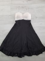 Kleid Cocktailkleid in schwarz weiß mit Strass gr. XS Thüringen - Erfurt Vorschau