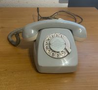 Vintage Telefon mit Wählscheibe - grau - Post Baden-Württemberg - Bruchsal Vorschau