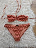 Bikini in Strick-Optik, orange / koralle, Größe 38, H&M Baden-Württemberg - Dischingen Vorschau