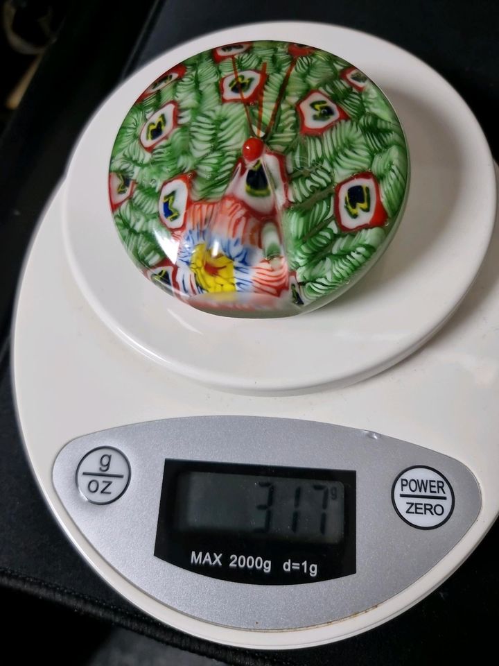 Briefbeschwerer Paperweight Millefiori Murano  stehend o.liegend in München