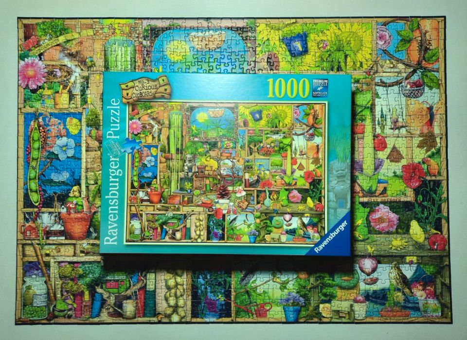 Ravensburger Puzzle 1000 Teile Grandioses Gartenregal 3 Nr.194827 in Pinneberg