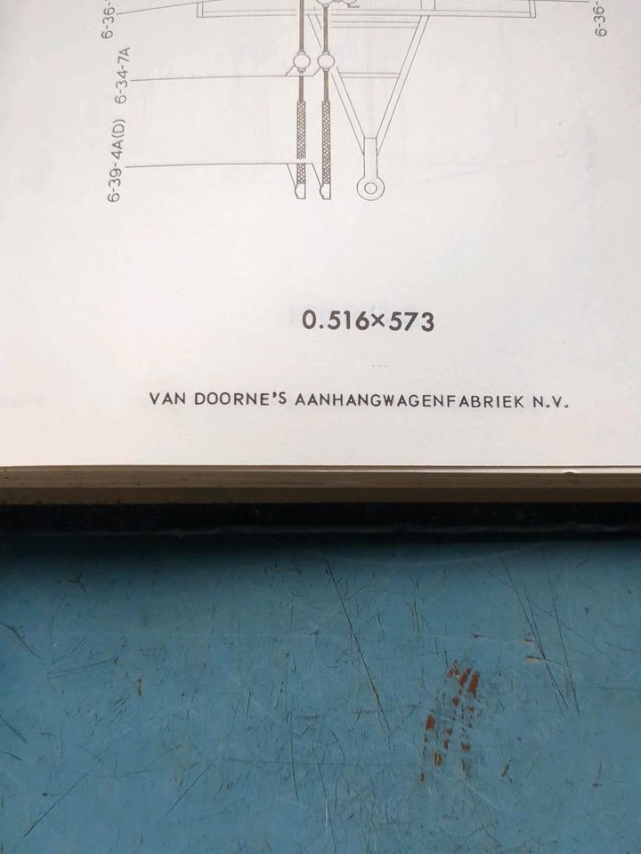 DAF LKW Oldtimer Anhänger Sattel Werkstatt Handbuch Luftplan 3300 in Selters