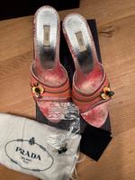 PRADA Pantoffel Heels Blumenkollektion 39, einzigartig, in OVP Frankfurt am Main - Westend Vorschau