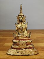 Alter Bronze Buddha Figur Rattanakosin Thailand Skulptur Antik Thüringen - Erfurt Vorschau