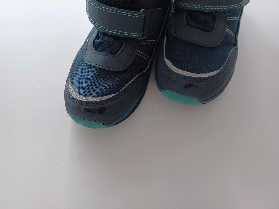 ❤️Kinder Winterstiefel Blau mit Klett Gr.28❤️ in Friedland