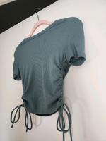 Zara XS 34 S 36 T-Shirt Petrol Blau Grün Türkis Schnürung Damen Rheinland-Pfalz - Bingen Vorschau