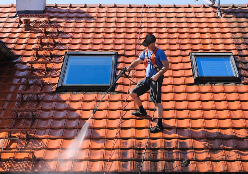 ❌Dachreinigung Fassadenreinigung Fensterreinigung Hebebühne in Berlin