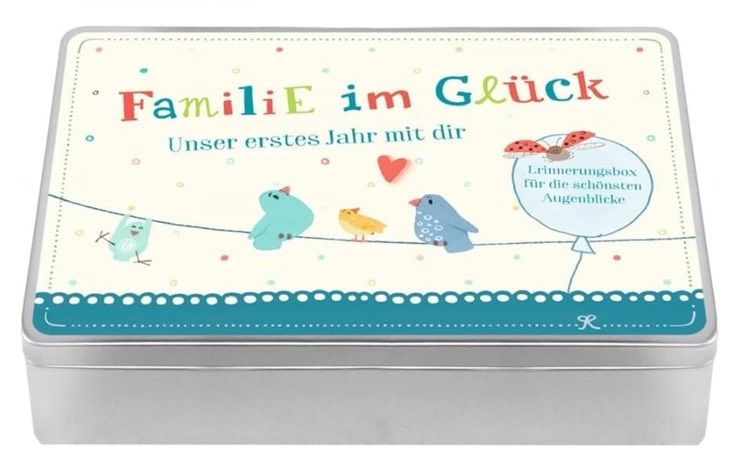 Aufbewahrungsbox - Familie im Glück - Unser erstes Jahr mit dir in Salzkotten