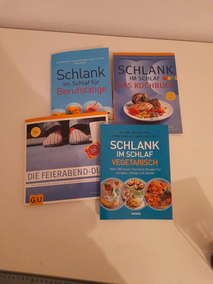 Schlank im Schlaf Kochbücher 4Stück in Vogtareuth