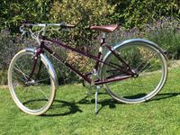 Excelsior Vintage Damenrad in Aubergine Hessen - Gernsheim  Vorschau