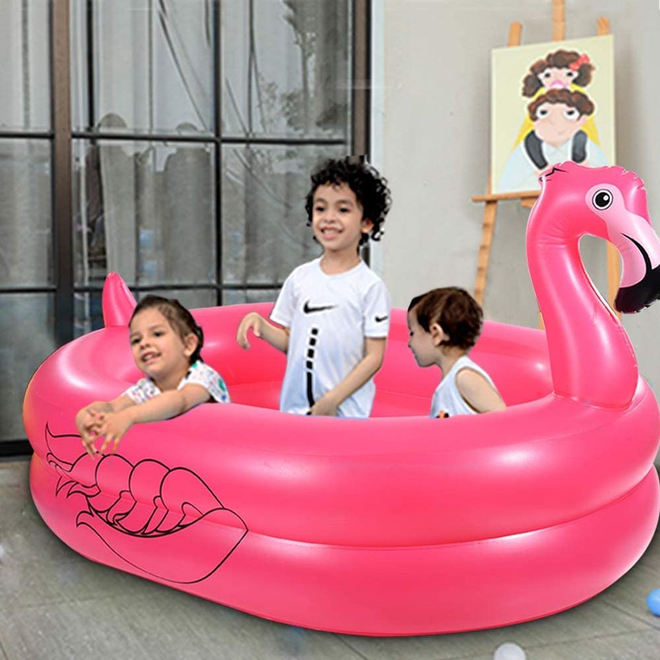 aufblasbarer pinker Flamingo Einhorn Ente Schwimmreif Kleinkinder