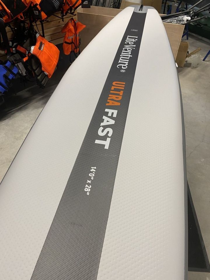 Lite Venture ULTRA FAST 14'0" x 28" SUP - 300 € Rabatt in Krakow am See