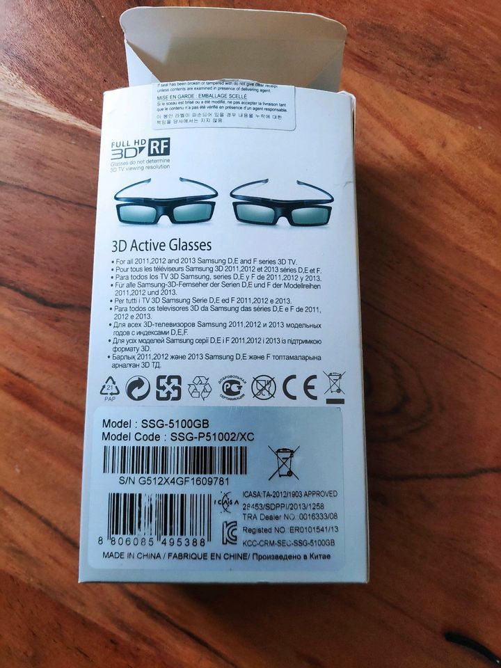 3D Active Glasses - Samsung 3D Brillen in Regensburg