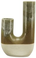 Vase Stone "ECOLO" grün/natur Blumenvase Ø14x5,5cm H23cm Deko Nordrhein-Westfalen - Vlotho Vorschau