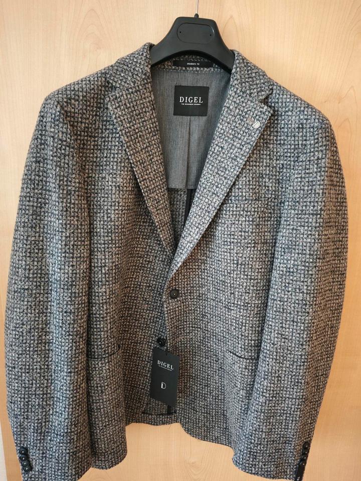 neu mit Etikett Sakko Jacke Jacket Digel Gr 54 Schurwolle in Recklinghausen