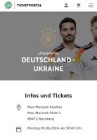 2 Tickets für das Spiel Deutschland gegen Ukraine (03.06.2024) Frankfurt am Main - Ostend Vorschau