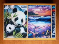 2 Puzzle (Panda & Meeresblick) - je 1000 Teile (NEU) Bayern - Bernhardswald Vorschau