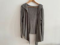 Strickjacke Cardigan mit Kapuze grau, Hoodie L, Review Berlin - Wilmersdorf Vorschau